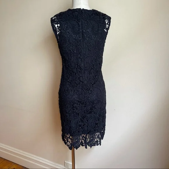 ZARA | Mini Lace Black Dress | Size M - Picture 4 of 9
